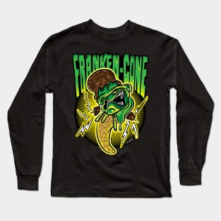 Franken-Cone Frankenstein's Ice Cream Long Sleeve T-Shirt